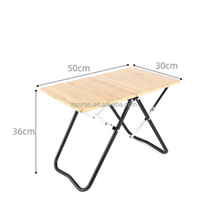 Table pliante portable en aluminium et bambou à ouverture rapide pour les voyages en voiture, l'équipement de <span class=keywords><strong>camping</strong></span>, les pique-niques et les barbecues - Product Image 5