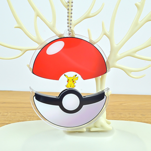 Poke bóng Pikachu trượt ra khỏi từ có thể mở ra UV in Anime Acrylic lắc tùy chỉnh kéo ra <span class=keywords><strong>Keychain</strong></span> cho túi quyến rũ - Product Image 5