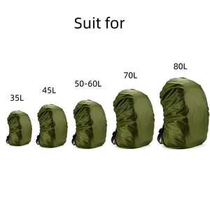 Polar <span class=keywords><strong>Everest</strong></span> - Cubierta Impermeable para Mochila, de Poliéster Tafetán, Plegable y Portátil, de 20-100L, para Senderismo en Bosques - Product Image 6