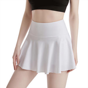 กระโปรงเทนนิสโยคะมินิเอวยางยืดสำหรับวัยรุ่นกระโปรงสั้นมีกระเป๋า - Product Image 3