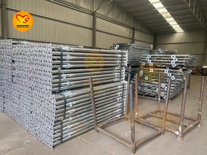 Puntal de Acero Ajustable Galvanizado para Andamios de Construcción, Puntales para Encofrados, Puntales de Apuntalamiento - Product Image 6