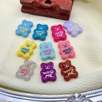 HUG ME Bear Charm Leuke cartoonhanger voor doe-het-zelf sieraden Tas sleutelhanger & telefoonriem Oorbellen Charms Accessoire voor vrouwen