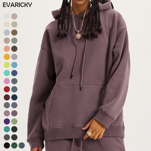 Sudaderas con Capucha Unisex 345 gsm de Alta Calidad, Ropa Deportiva Oversized en <span class=keywords><strong>Color</strong></span> Sólido, 42% Algodón de Alto Gramaje, Suéter Casual con Capucha para <span class=keywords><strong>Hombre</strong></span> - Product Image 1