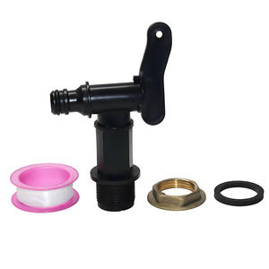 Robinet de réservoir d'eau IBC 3/4'' avec écrou en cuivre, idéal pour l'irrigation de jardin, l'irrigation <span class=keywords><strong>goutte</strong></span> à <span class=keywords><strong>goutte</strong></span> et les seaux de récupération d'eau de pluie - Product Image 2