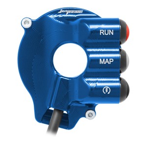 Copertura del comando dell'acceleratore con interruttore integrato nel manubrio per Aprilia TUONO 660 (Blu) - Product Image 4