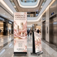 Affichage LED publicitaire HD avec contrôle WiFi basé sur le cloud, gestion à distance intelligente P2, pour signalétique de magasin de détail, installation en 2 minutes