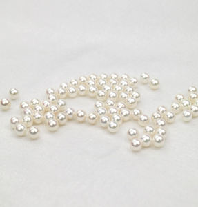 ไข่มุกเม็ดกลมสีขาวและไข่มุกธรรมชาติทรงหลวมสำหรับทำเครื่องประดับจากญี่ปุ่น - Product Image 3