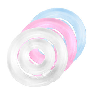 Anneaux double pénis pour hommes, anneau retardement éjaculation, anneau d'érection, jouets sexuels érotiques pour Couples, Sex shop - Product Image 1