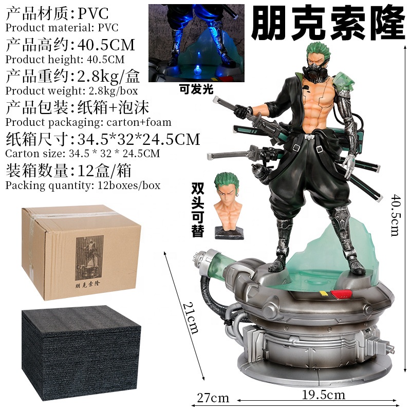 フィギュアデアニメアクシオンサイバーパンクゾロオーナメント