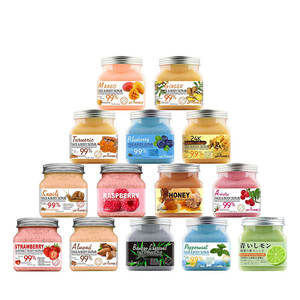 350g Sel de mer Beurre de karité Sucre Vente en gros Blanchiment naturel Exfoliant Café Marque privée Gommage corporel éclaircissant bio - Product Image 1