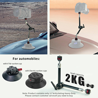 Bras magique à friction en alliage d'aluminium de 11 pouces avec Super Clamp et Rosette ARRI |   Support flexible pour caméra, lumière, moniteur, flash