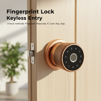 Serrure de porte intelligente électronique à empreinte digitale sans clé pour bureau à domicile avec application TTLock