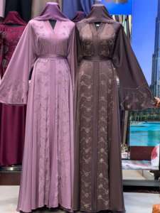 Nuovo <span class=keywords><strong>Abbigliamento</strong></span> <span class=keywords><strong>Islamico</strong></span> Tradizionale per Donne 2025, Abaya di Dubai Ispirata all'Arabia Saudita, Vestiti del Golfo Traspiranti - Product Image 2