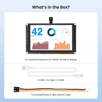 Écran tactile capacitif IPS CrowPanel Advanced 5 pouces ESP32-P4 HMI AI 800x480 avec WiFi 6 - Sans caméra