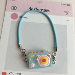 Pendentif modèle d'appareil photo miniature de dessin animé, accessoire pour petits animaux et maisons de poupées, vente en gros - Product Image 1