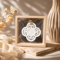 Pendentif d'aromathérapie personnalisé de luxe en gypse céramique écologique pour voiture, maison, bureau, désodorisant, parfum lavande, cadeau de mariage