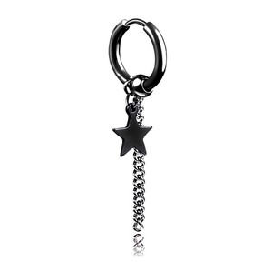 <span class=keywords><strong>Boucle</strong></span> <span class=keywords><strong>d</strong></span>'<span class=keywords><strong>oreille</strong></span> en acier médical hommes clip noir gland boucles <span class=keywords><strong>d</strong></span>'oreilles - Product Image 6