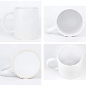 Tazas de Café de Porcelana Blanca de 11 oz, Juego de 36 Tazas de Cerámica Reutilizables para Hogar, Oficina, Hotel, Regalo, Diseño Minimalista - Product Image 4