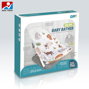 Silla de ducha de baño para bebé con <span class=keywords><strong>almohada</strong></span>, <span class=keywords><strong>bañera</strong></span> plegable infantil, silla de baño, asiento de bañista para bebé - Product Image 3