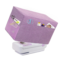 Housse de machine à coudre pliable, durable, grande capacité, réutilisable, portable, en tissu Oxford, avec sac de rangement et housse anti-poussière