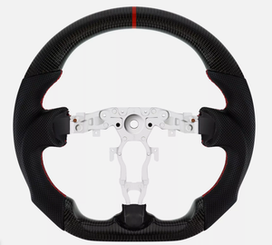 Volante LED de Fibra de Carbono para <span class=keywords><strong>Nissan</strong></span> 370Z Sylphy 370Z FX35 FX37 FX30D QX70 QX70D <span class=keywords><strong>JUKE</strong></span> 2009-2020 - Product Image 2