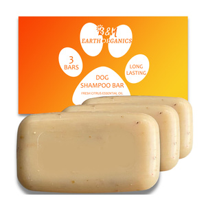 Jabón de barra de champú para perros para aliviar la picazón en la piel, jabón para perros para pieles sensibles con aceite de manuka y <span class=keywords><strong>Neem</strong></span> para aliviar las alergias y la picazón - Product Image 1