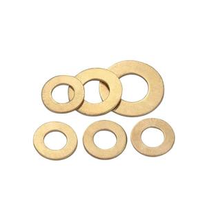 Messing Benzin Power <span class=keywords><strong>Washer</strong></span> Pump Schraub kappen mit Hochdruck-Schnell kupplung 06 Kleine Messing-Unter leg scheibe mit zwei Löchern - Product Image 4