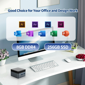 High Quality <strong>Mini</strong> Desktop Gaming PC Intel N6000 1.1GHZ-3.2GHZ DDR5 16GB Windows 11 2 LAN Interfaces New Product - Product Image 4