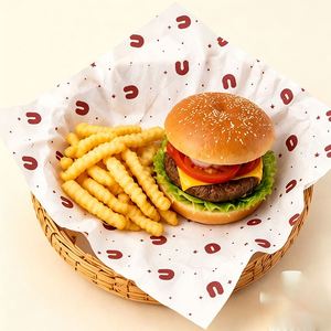 Sandwich Wrapping Deli <b>Paper</b> Shawarma Food Grade Wax <b>Paper</b> Hamburger Food Grade Packaging <b>Paper</b> - Product Image 1