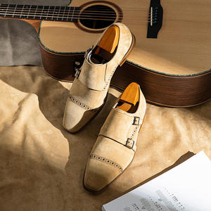 รองเท้าผู้ชายสไตล์อังกฤษคลาสสิกคุณภาพสูง สำหรับใส่ทำงานหรือลำลอง ดีไซน์ทันสมัย ใส่สบาย ระบายอากาศได้ดี เหมาะสำหรับฤดูใบไม้ร่วง - Product Image 1