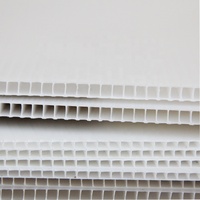 Vente en gros de feuilles de polypropylène Coroplast 4x8 Panneaux en plastique ondulé vierges Feuille Corex pour impression numérique Panneaux de signalisation Corflute pour l'extérieur