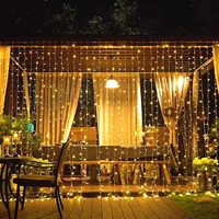 Guirlande lumineuse à LED 300 LED pour intérieur/extérieur, IP65, en plastique, à suspendre à la fenêtre ou au mur, pour Noël, mariage, décoration