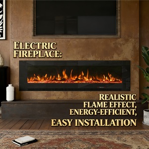 Chimenea Eléctrica Independiente con Control Remoto, Temperatura Ajustable, Diseño Seguro <span class=keywords><strong>para</strong></span> Sala <span class=keywords><strong>de</strong></span> Estar - Product Image 6