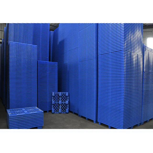 Hot Selling Light Duty Single-Faced Euro Plastic Pallets HDPE Recycled Best Price