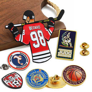 Épingles personnalisées en alliage métallique émail doux épingles 3D sport or <span class=keywords><strong>argent</strong></span> Judo Baseball Basketball Soccer Hockey Pin Badge pour Souvenirs - Product Image 1