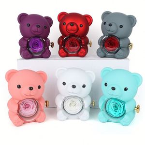 ตุ๊กตาหมีกอดแบบพลิกเปลี่ยนได้ ขายดีข้ามพรมแดน ของขวัญวันวาเลนไทน์ ดอกกุหลาบนิรันดร์ ของตกแต่ง - Product Image 1