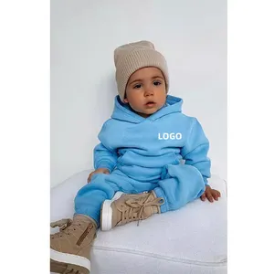 F230024 2023 Sweatpants personalizados e Hoodies Tracksuits inverno bebê roupas Set Kids Jogger Set Sweatsuits Kids Hoodies Set