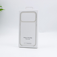 Coque de téléphone magnétique rigide avec animation pour iPhone 17 Pro, design de bouton IA, accessoire de téléphone portable pour iPhone 17 Pro Max
