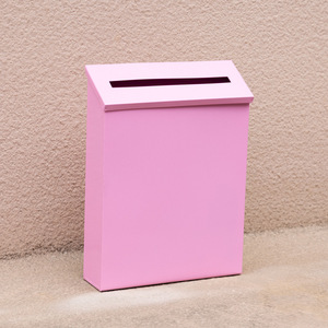 Buzón <span class=keywords><strong>de</strong></span> Metal para Montar en la Pared, Caja <span class=keywords><strong>de</strong></span> Acero Colorida con Ranura, Buzón con Cerradura para Oficina, Escuela, Donaciones, Votaciones - Product Image 5