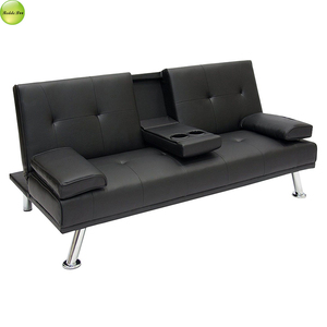 Sofá Cama Turco Moderno Multifuncional <span class=keywords><strong>de</strong></span> 2 Plazas con <span class=keywords><strong>Mesa</strong></span> <span class=keywords><strong>de</strong></span> Centro Plegable - Product Image 6