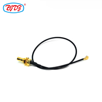 Approvisionnement d'usine assurance qualité SMB femelle Jack connecteur de cloison à UFL u.fl 1.37 connecteur Pigtail Jumper câble d'extension