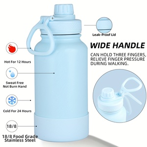 Nouveaux produits 2026 – Gourde isotherme double paroi en acier inoxydable pour l'extérieur, bouteille thermos de 1000 ml - Product Image 3