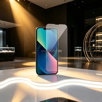 Protection d'écran en verre trempé HD transparent 2.5D, dureté 9H, 0,33 mm, avec revêtement anti-graisse pour Redmi Note13 Note12 Note11 – Vente en gros, directement de l'usine