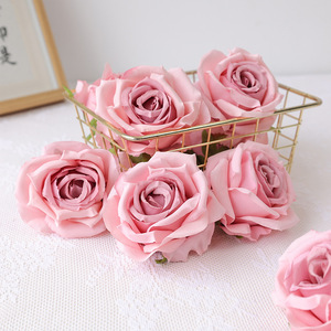 Têtes de roses artificielles en soie Dormay, haute simulation, décorations de mariage réutilisables, accessoires de décoration intérieure - Product Image 1