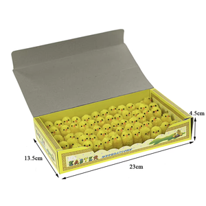 Decoraciones para Fiestas de Pascua Directamente de Fábrica BSCI, Muestra Gratis, Lindos Pollitos de Chenilla Amarillos Pequeños para Niños - Product Image 3