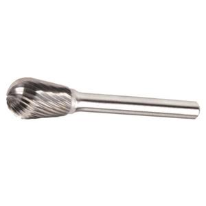 Fraise rotative combinée en forme de cône inversé en carbure massif, diamètre 12,7 mm, longueur 20 mm, tige 6 mm pour une coupe de précision - Product Image 1