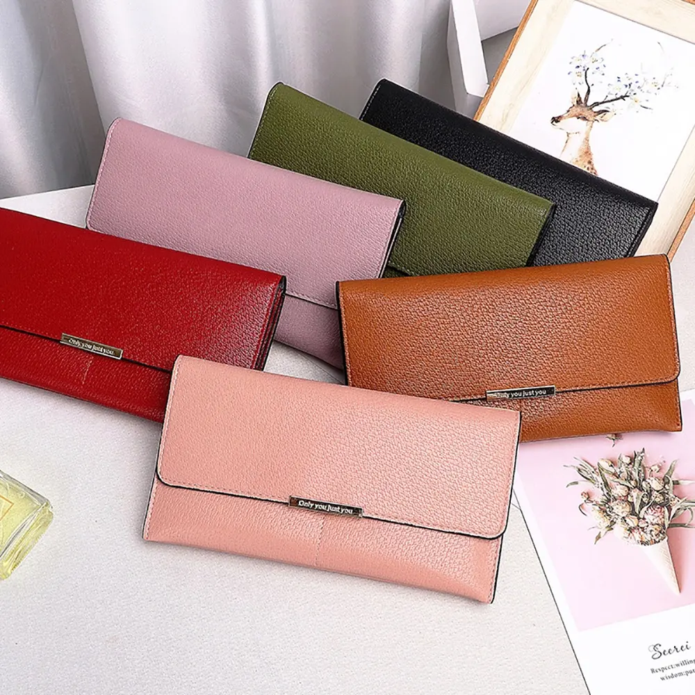 New Designer Clutch Women Purse Ladies Girls Long Wallet Credit Card Holder Leather Womens Wallet purse lady