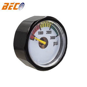 25mm 1 Zoll Black Micro Gauge 3000psi Manometer für Paintball PCP Air - Product Image 2