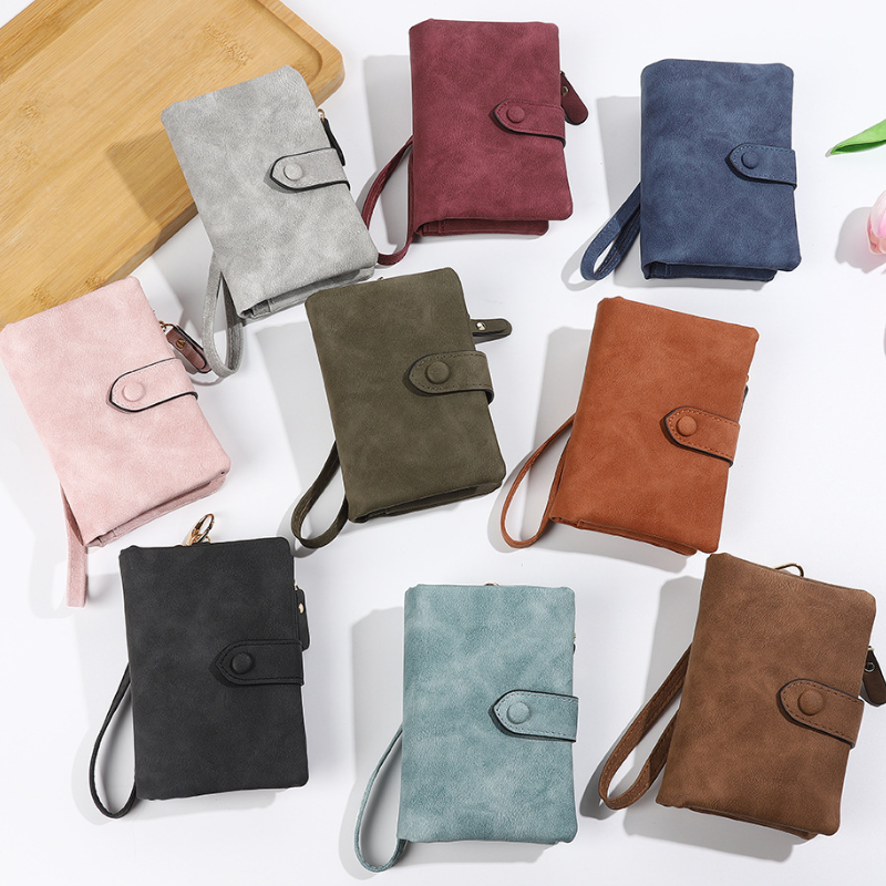 Korean Style PU Leather Wallet Coin