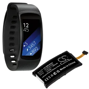 Bateria de relógio inteligente para samsung gear fit2, 200, SM-R360, EB-BR360ABE, GH43-04611B mah